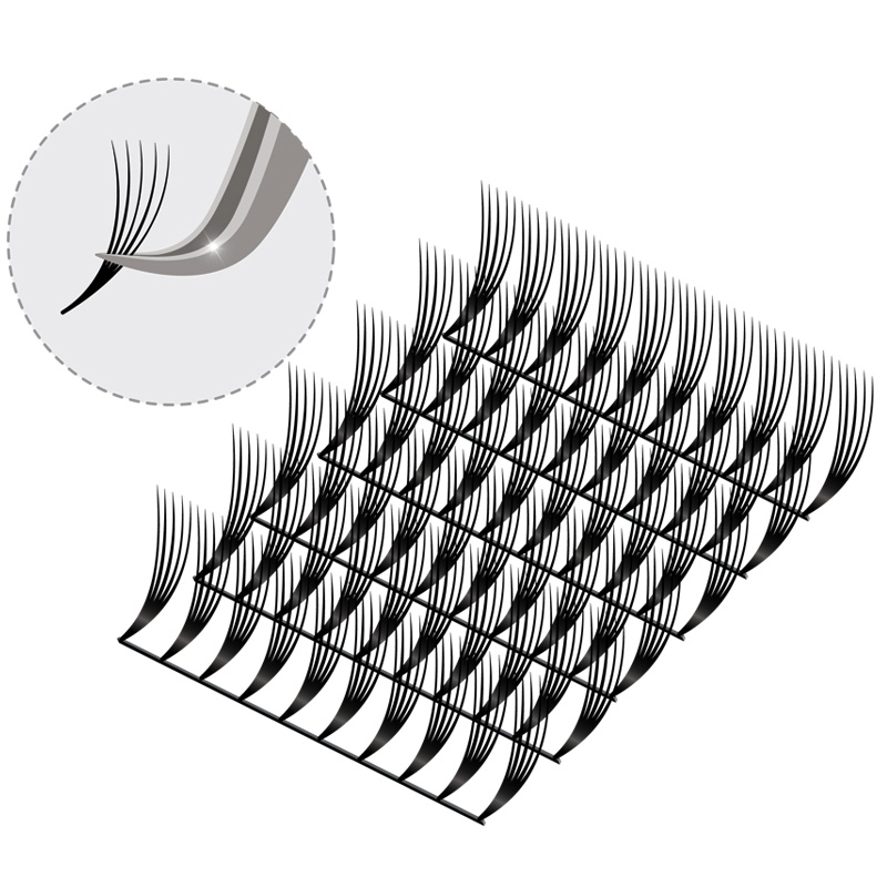 5D Short Stem D Curl .10 Lash Lashes The Label