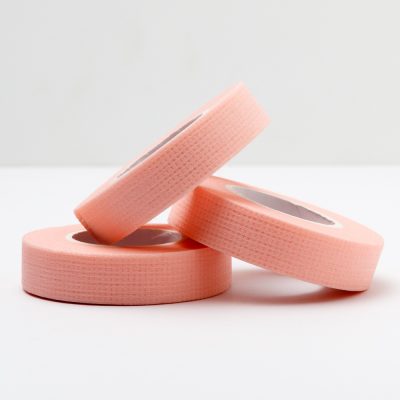 Pink non woven lash tape
